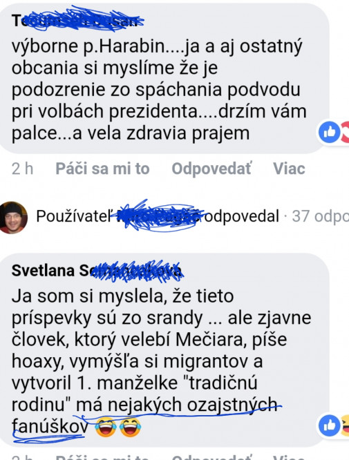 FB prispevok
